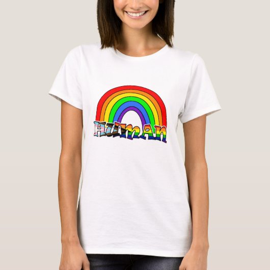 T-shirt homme arc-en-ciel LGBTQ+ (Devant)