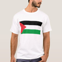 T-shirt homme avec drapeau de la Palestine