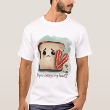 T-shirt homme avec pain triste