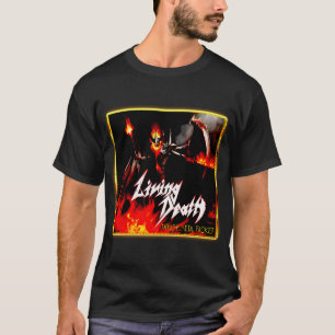 T-shirt Homme avec une flamme de groupe de heavy metal