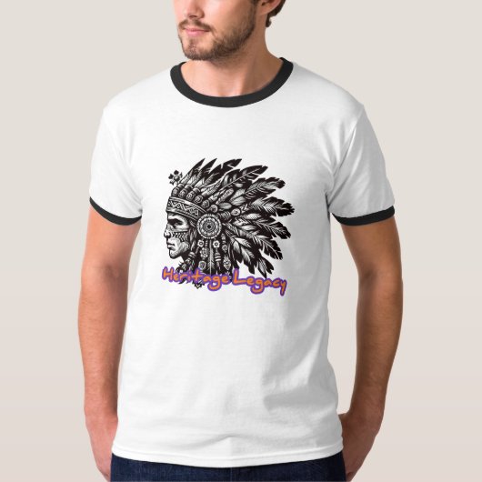 T-shirt homme basic à encolure ras-du-cou  (Devant)