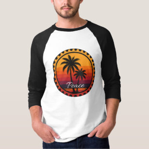T-Shirt homme basic à manches raglan 3/4