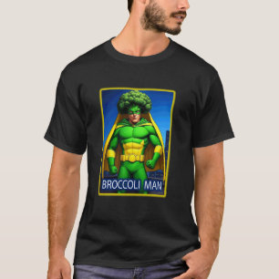 T-shirt Homme Broccoli Superhéros Végétalien