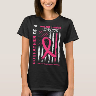 T-shirt Homme Cancer du sein guerrier Godgirl Pink Ribbon