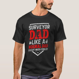 T-shirt Homme Cartographe papa Surveyor papa Comme une nor
