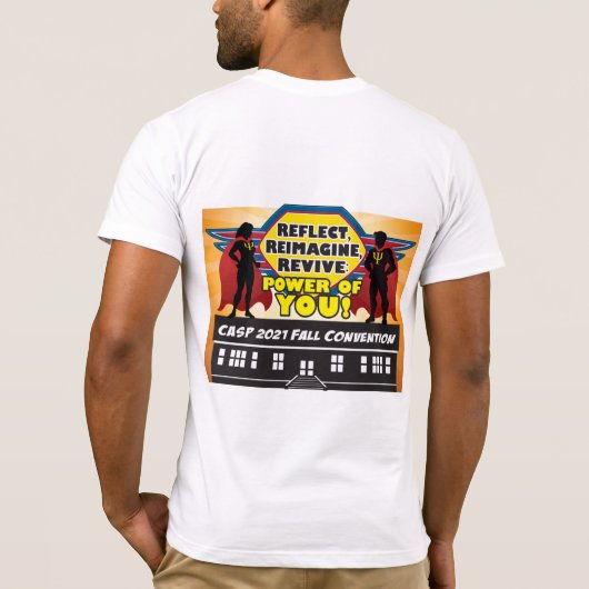 T-shirt homme CASP Con 2021 (Dos)