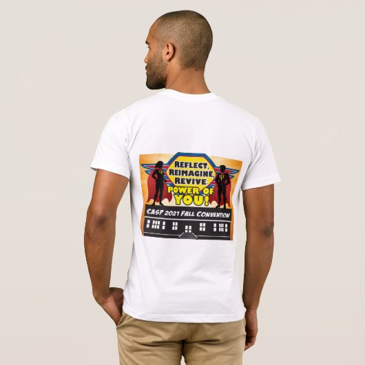 T-shirt homme CASP Con 2021 (Dos entier)