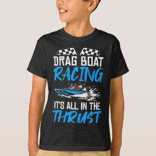 T-shirt Homme cavalier de bateau de drague bateau de cours