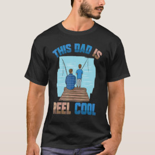 T-shirt Homme Ce Papa Est Réel Cool Pêche Aventure Bondi