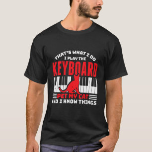 T-shirt Homme Ce Que Je Fais Je Joue Du Clavier Caresse Mo