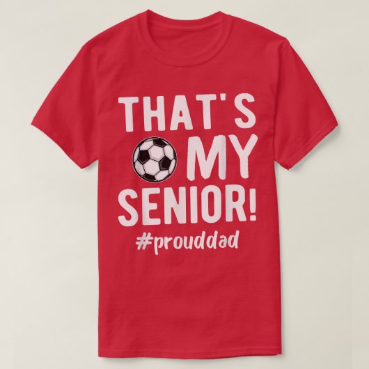 T-shirt Homme C'Est Mon Senior Soccer Père Senior Papa Sen (Design devant)