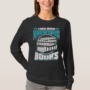 T-shirt Homme Cet Homme Connaît Ses Livres Vin De Livres A