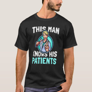 T-shirt Homme Cet Homme Connaît Ses Patients Dentelle Dent