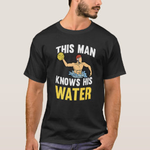 T-shirt Homme Cet homme connaît son équipe de natation aqu
