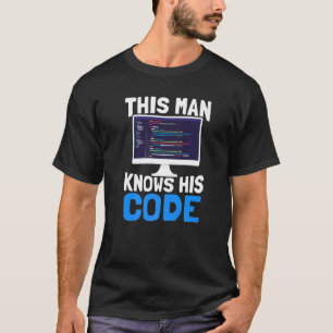 T-shirt Homme Cet Homme Connaît Son Logiciel De Développeu