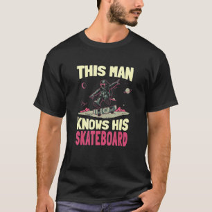 T-shirt Homme Cet Homme Connaît Son Patinage En Planche De