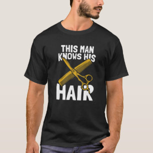 T-shirt Homme Cet Homme Connaît Son Salon De Coiffure Coif