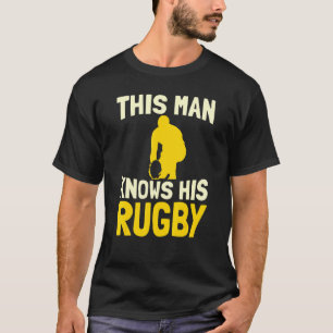 T-shirt Homme Cet Homme Connaît Son Union De Rugby Team Le