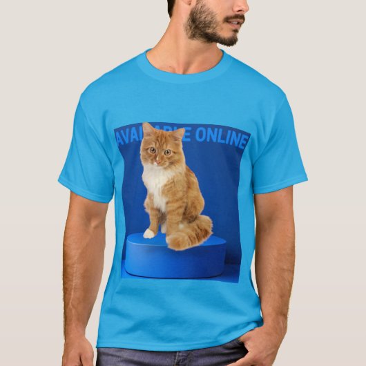 T-shirt homme chat (Devant)