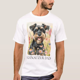 T-shirt Homme - Chemise Papa Schnauzer pour Amoure