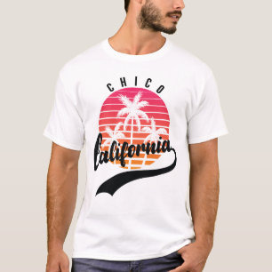 T-Shirt homme Chico, California Retro Sunset