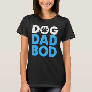 T-shirt Homme Chien Papa Bod Père Papa Papa Fête des pères