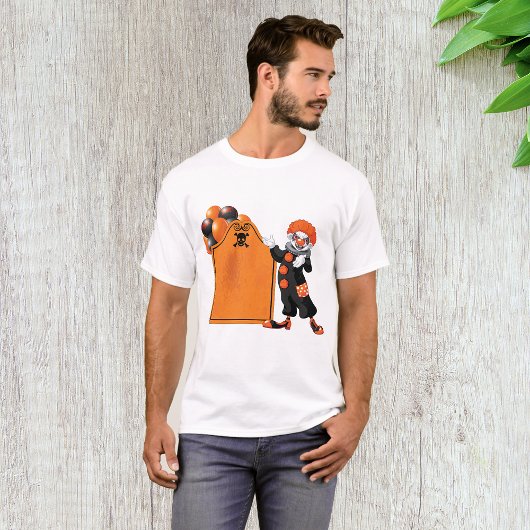 T-shirt homme clown effrayant