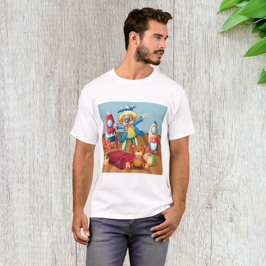T-shirt Homme Clown Et Jouets