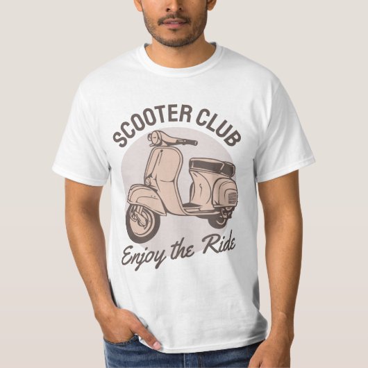 T-shirt Homme Club de Scooter (Devant)