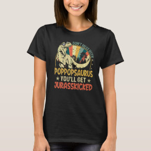 T-shirt Homme Cool Pop Popsaurus Dinosaur Rex Vintage Faun