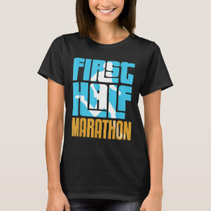 T-shirt Homme Coureur Mens Premier demi-marathon