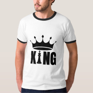 T-Shirt Homme Couronne Roi Minimaliste