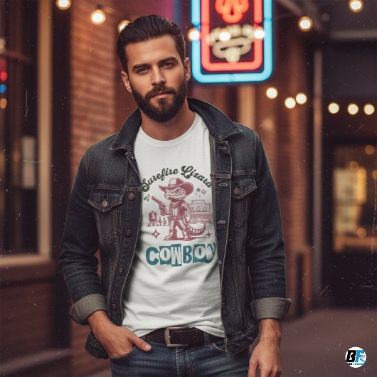 T-shirt Homme Cow Boy Style Texte - Confortable Tendance