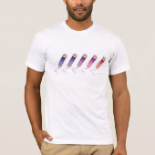 T-shirt homme crayons coloré (Devant)