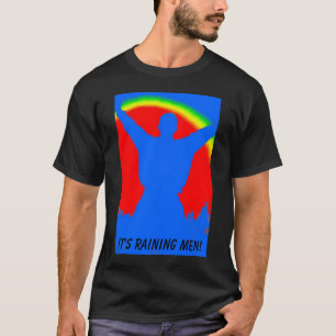 T-shirt homme d'arc-en-ciel, il pleut des hommes !