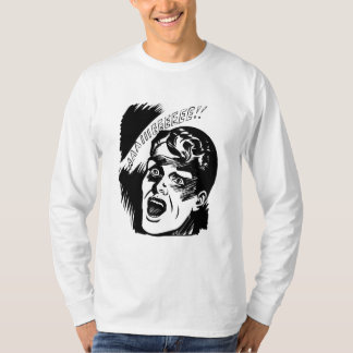 T-shirt Homme de bande dessinée criant Halloween