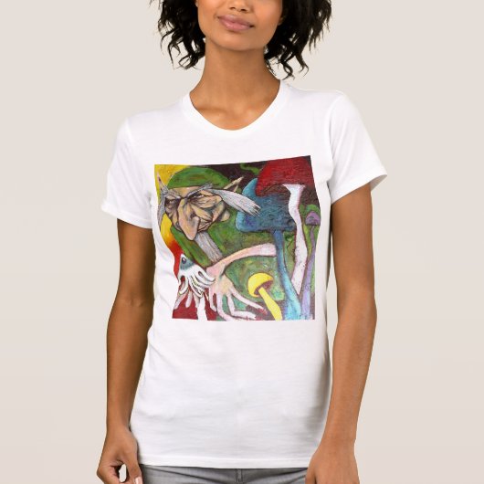 T-shirt homme de champignon (Devant)