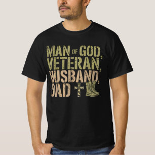 T-shirt Homme De Dieu Vétérinaire Mari Papa Christian Jesu