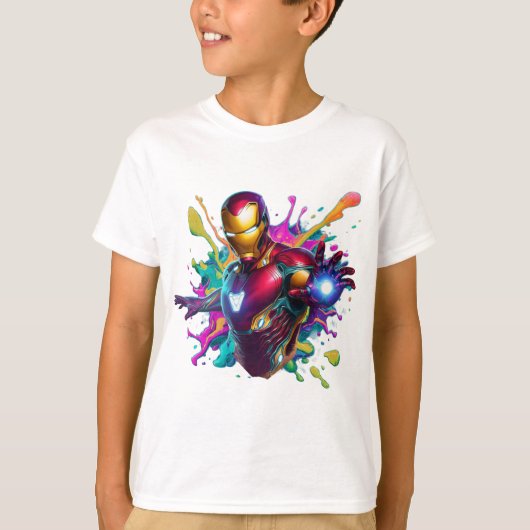 T-shirt homme de fer (Devant)