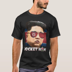 T-shirt Homme de fusée cool Kim Jong Un