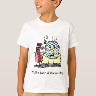 T-shirt Homme de gaufre et garçon de lard