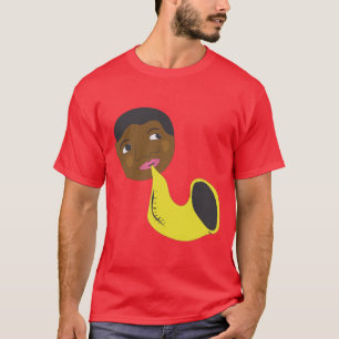 T-shirt Homme de jazz avec le saxo