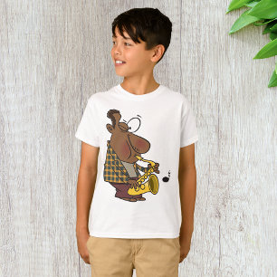 T-shirt Homme de jazz cool jouant du saxophone