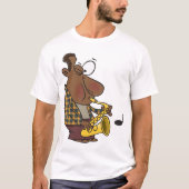 T-shirt Homme de jazz cool jouant du saxophone (Devant)