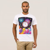 T-shirt homme de la fête de la nouvelle année (Devant entier)