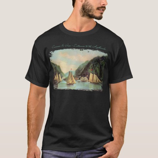 T-shirt homme de la rivière Hudson (Devant)
