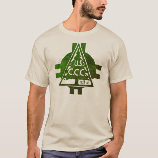 T-shirt homme de l'arbre du Corps civil de conserv