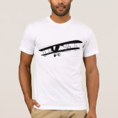 T-shirt homme de l'avion vintage (Devant)