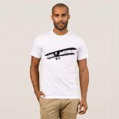T-shirt homme de l'avion vintage (Devant entier)
