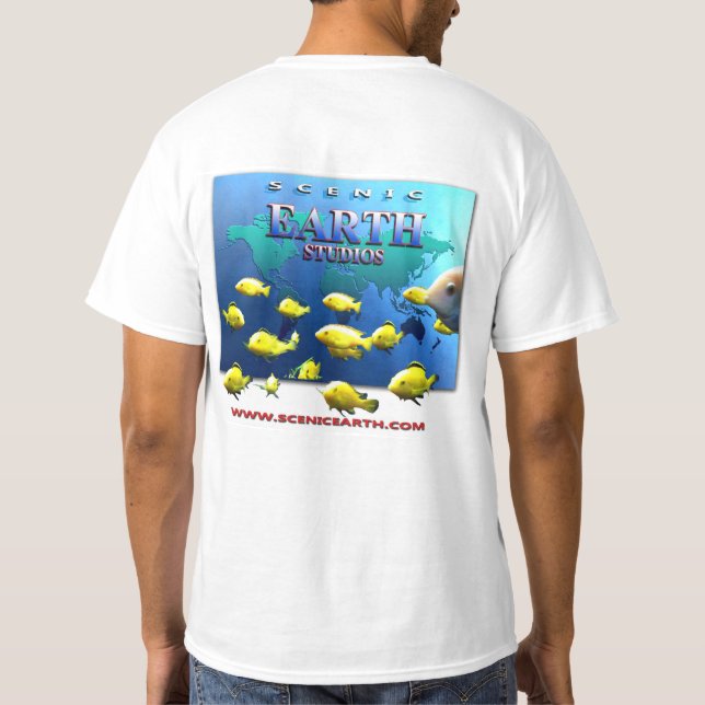 T-shirt homme de l'école pittoresque Earth Studios (Dos)